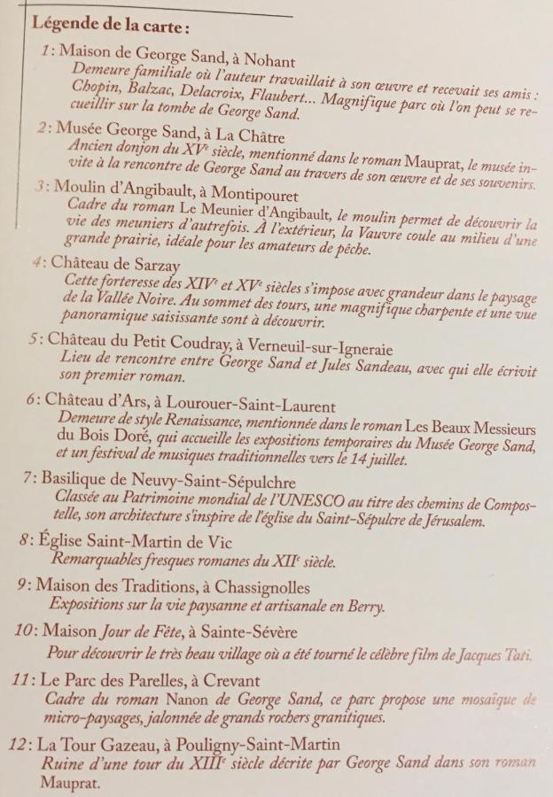 Gite Les Tazons - Pays De George Sand Montipouret Kültér fotó